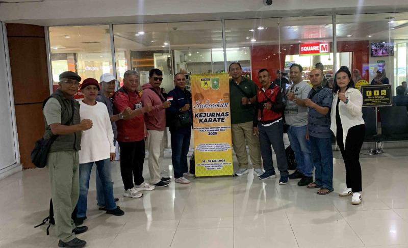 500 Wasit dan Juri Karate se Indonesia Tiba di Riau